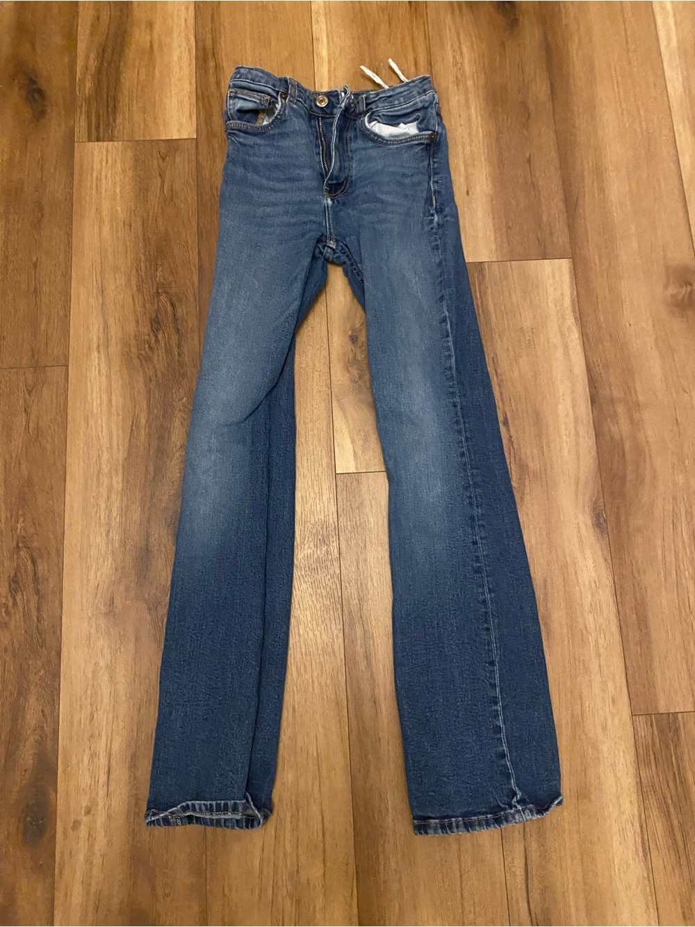 Zara Dark Blue Slim bootcut Jeans